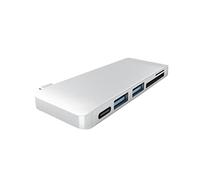 Gatuida Type-c Hub USB Combo Adapter Pd Charging Card Reader for Laptop Desktop Data Sync Reader for Office Home Use