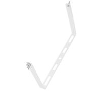 Gatuida U Shaped Solar Panel Mounting Bracket Kit Adjustable Angle Compact Small Rack for Photovoltaic Panels Street Lamp Outdoor Flood Light Wall Mounted Support Compatible with