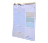 Gatuida Undated Daily Planner Notepad Purple with Tear Off Sheets for Do Lists Appointment Scheduling Meal Planning Water Intake Tracking and Habit Monitoring Desktop Organizer for