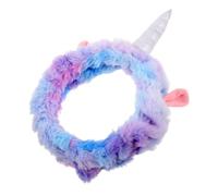 Gatuida Unicorn Makeup Headband Soft Spa Facial Hairband for Women Comfortable Skincare Hair Band for Washing Face Cute Colorful Headband for Parties Yoga Costume Events