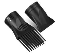 Gatuida Universal 2 Piece Blow Dryer Nozzle Set with Comb and Diffuser Attachments for Hair Styling and Detangling in Salon and Home Environments