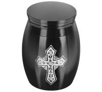 Gatuida Urn Can Ornaments for Men Small Keepsake Urn for Human Ashes Cremation for Funeral Ashes for Home Church Display