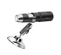 Gatuida USB Digital Microscope with LED Light, High-definition Display and Real-time Image Saving, Portable Electronic Microscope Made of Metal and Pvc, for Laboratories and Homes