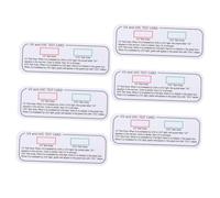 Gatuida Uv Uvc Detector Cards 6pcs Paper Test Strips for Uv Light and Uvc Measurement Fast Response Sensor for Reptile Exposure