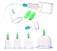 Gatuida Vacuum Cupping Set with Foam Packaging, Household Massage and Beauty Cupping Cups for Outdoor and Home Use, Vacuum Suction Therapy Tool for Body Relaxation and Healthy Massage
