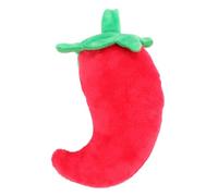 Gatuida Vegetable Chilli Plush Dog Toy Squeaky and Soft Large Size 12x5cm and Cats Toy