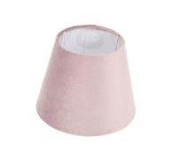 Gatuida Velour Drum Lampshade for Base Table Lamp Cover Durable Vintage Style Light Shade for Home Bedroom Study Hotel Dust Resistant White Fabric Interior