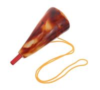 Gatuida Viking Horn Trumpet Natural Ox Horn Cheering Prop Intricately Carved Decoration for Festivals Unique Wind Instrument for Events Long