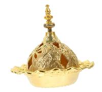 Gatuida Vintage Arab Style Aroma Burner Household Incense Burner with Wear Resistant Material for Office and Hotel Decoration Fireproof Design Enhances Relaxation and Sleep Quality