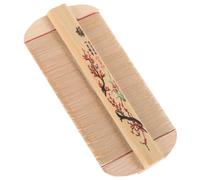 Gatuida Vintage Bamboo Double Sided Fine Tooth Comb for Thick Hair and Scalps, Robust Craftsmanship for Thoroughly Cleaning The Scalp, Detoxing Comb Suitable for Children