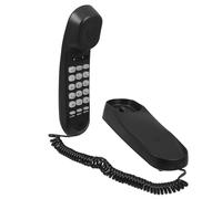 Gatuida Vintage Black Wall Mount Telephone Corded Landline Phone for Home Hotel Office with Multi-line Support and Internal Extension Communication