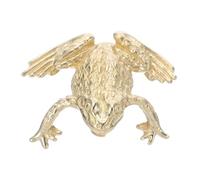 Gatuida Vintage Brass Toad Cabinet Handles Scratch Resistant Pulls for Dressers and Cabinets Home Decor with Polished Finish