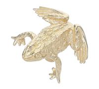 Gatuida Vintage Brass Toad Cabinet Handles Unique Chinese Style Pulls for Bedroom Kitchen Furniture Metal Animal Shape Decorative Hardware