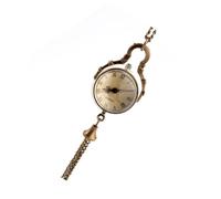 Gatuida Vintage Bronze Waist Hanging Pocket Watch Retro Movement Elegant Decoration for Adults