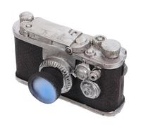 Gatuida Vintage Camera Model Ornament Retro Desktop Decor for Home Office Unique Photography Prop Lifelike Statue for Bar Shop Window Collectible Decor