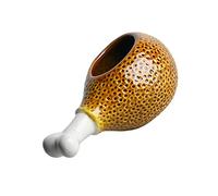 Gatuida Vintage Ceramic Cocktail Cup with Drumstick Design Large Capacity Wine Tumbler for Bar and Home Use Sturdy Food Safe Material for Holiday Parties and Beverage Serving
