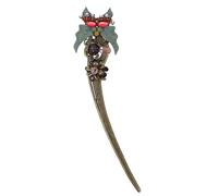 Gatuida Vintage Chinese Style Hair Stick Elegant Retro Metal Butterfly Hairpin for Weddings Parties and Daily Wear