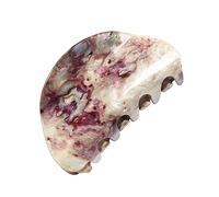 Gatuida Vintage Geometric Hollow Acetate Ponytail Holder Clip for Women Non Slip Tooth Design Hair Claw for Simple Hairstyles and Elegant Styling Hair Accessory for Daily Use