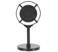 Gatuida Vintage Microphone Model Prop Black Plastic Retro Style Photo Booth Karaoke Party Role Play for and Studio Photography