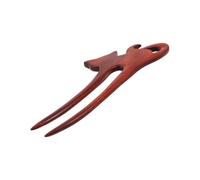 Gatuida Vintage Sandalwood Hair Sticks U-shaped Dual Prong French Twist Pins for Women Secure Chinese-style Bun Holders Retro-inspired Decorative Hair Forks for Daily Commuting and Hanfu