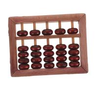 Gatuida Vintage Wooden Abacus with Beechwood Beads for Preschool Learning Tool Portable Counting for Mental Arithmetic and Early Math Development