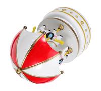 Gatuida Vintage Wooden Carousel Music Box for Women and Mechanical Rotating Horse with Lovely Tunes Safe Craftsmanship Elegant Retro Desktop Ornament and