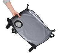 Gatuida Walker Tray Attachment for Seniors with Non-slip Spill Resistant Platform and Built-in Cup Holder, Universal Portable Walker Food Tray for Elderly Mobility Aids and Home Medical