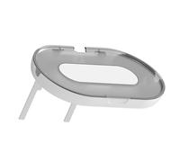 Gatuida Wall-mounted Outlet Cable Shelf Plastic Organizer for Home and Office No Drilling Installation Space-saving Floating Rack for Hiding Wires and Storing Small Items Smoke Grey Design