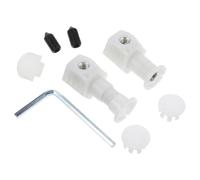 Gatuida Wall Mounted Toilet Hardware Thickened Fixing Screws with Seal Ring Toilet Fittings Easy Installation Replacement Accessory