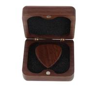 Gatuida Walnut Guitar Pick Wooden Guitar Plectrums for Beginners Use for Ukulele and Banjo Sessions Portable and Material