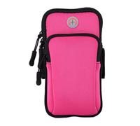 Gatuida Waterproof Sports Armband for Phone Large Size Compatible 4-6 Inch Smartphones Running Jogging Cycling Workout Rose Red Sports Armband for Men and Women