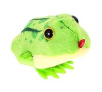 Gatuida Wear-resistant Plush Wind-up Frog for Clockwork Animal with Soft Thick Texture Promotes Hand-eye Coordination for Easter Birthday Parties