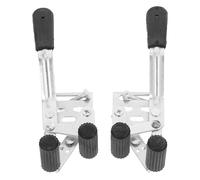Gatuida Wheelchair Brake Lock Durable Metal Replacement Parts for Sport Wheelchairs Rollback and Slip Features Easy Installation with Side Screw Fixation for Enhanced Safety