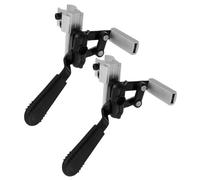 Gatuida Wheelchair Lightweight Replacement Lever Universal for Brake 2pcs, Sturdy Aluminium Alloy Hand Brake with PVC Grip 22mm Mobility Aid Electric Transport Chairs Fits Tubing