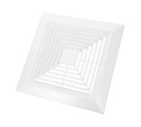 Gatuida White Bathroom Exhaust Fan Cover Decorative Air Return Vent Cover for Ceiling Dust Resistant Airflow Barrier with Humidity Management Easy to Install Ventilation Grille for Cleaner