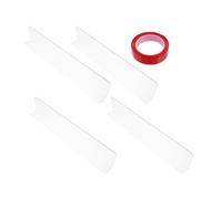 Gatuida Window Sill Protector for Pets 4pcs 40X7Cm Anti-Dog and Cat Claw Scratch Guard with Nano Adhesive Plastic Window Guard for Dog and Cat Safety on Balcony