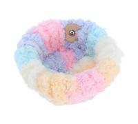 Gatuida Winter Warm Plush Parrot Nest Box with Peony Flower Design Detachable Cozy Snuggle Hut Bed and Hideout for Parrots Parakeets Caique Senegal Cockatiels Easy to Clean Cage Accessory