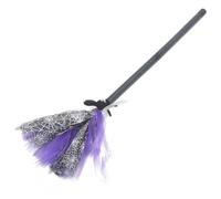 Gatuida Witch Halloween Broomstick, Witch Broom Kids, Witches Broomstick Props Dress Up Accessories for Masquerade Party, Cosplay Costume Decoration, Purple