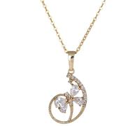 Gatuida Women Temperament Necklace Flying Dragonfly Pendant, Golden Alloy Material, High Polished Smooth Surface, Easy to Wear Classic Hollow out Design for Daily Wear