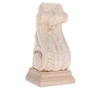 Gatuida Wood Carved Corbels Decorative European Style Wooden Column Capitals for Archways Unique Design Sturdy and Easy to Use for Home Decor