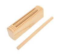 Gatuida Wood Rhythm Block for Handcrafted Wooden Percussion Instrument with Stick Interactive Music for Early Education Learning Portable for Home and Preschool