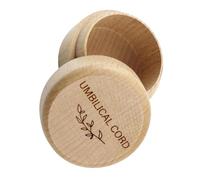 Gatuida Wooden Baby Keepsake Box Umbilical Cord Storage Small Organizer for Newborn Memory Preservation Rustic Infant Keepsake Container Baby Shower