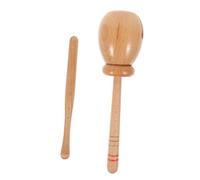 Gatuida Wooden Block Percussion Instrument with Mallet Educational Music Teaching for Stimulates Creativity and Auditory Development Suitable for Indoor and