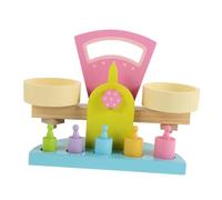 Gatuida Wooden Counting Balance Scale Educational Math Aid for Lightweight Model Developing Arithmetic Skills and Learning Cognitive Balance Learning Tool