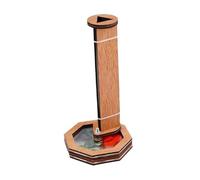 Gatuida Wooden DIY Rotating Kaleidoscope for Educational Outdoor Creative with Patterns Safe for Imagination and Visual Learning
