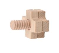 Gatuida Wooden Educational Screw Matching for Safe Material Building Block Plaything Montessori-inspired Hand Motor Skill Development Suitable for Logical Thinking Exercise