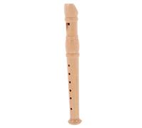Gatuida Wooden Flute Beginner Musical Instrument for Enhances Rhythm Music Skills Safe Premium Wood Classic Retro Design for Early Education