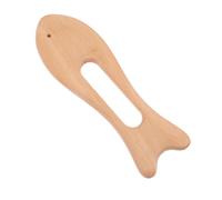 Gatuida Wooden Gua Sha Scraping Board for Body Massage Fish-shaped Beech Tool Muscle Relaxation and Circulation for Shoulders Neck Legs and Back Therapy