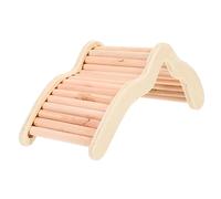 Gatuida Wooden Hamster Ladder Durable Bite Resistant Pet Cage for Small Animals Climbing Frame Bridge Exercise Plaything for Hamsters Gerbils Chinchilla Rats