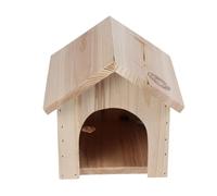 Gatuida Wooden House Model Triangle Chalet for Squirrel Pet Supplies Resistant to Heat and Bite for Chinchilla House Nesting Box